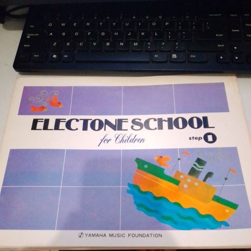 Buku Piano Keyboard Electone School 1 bekas