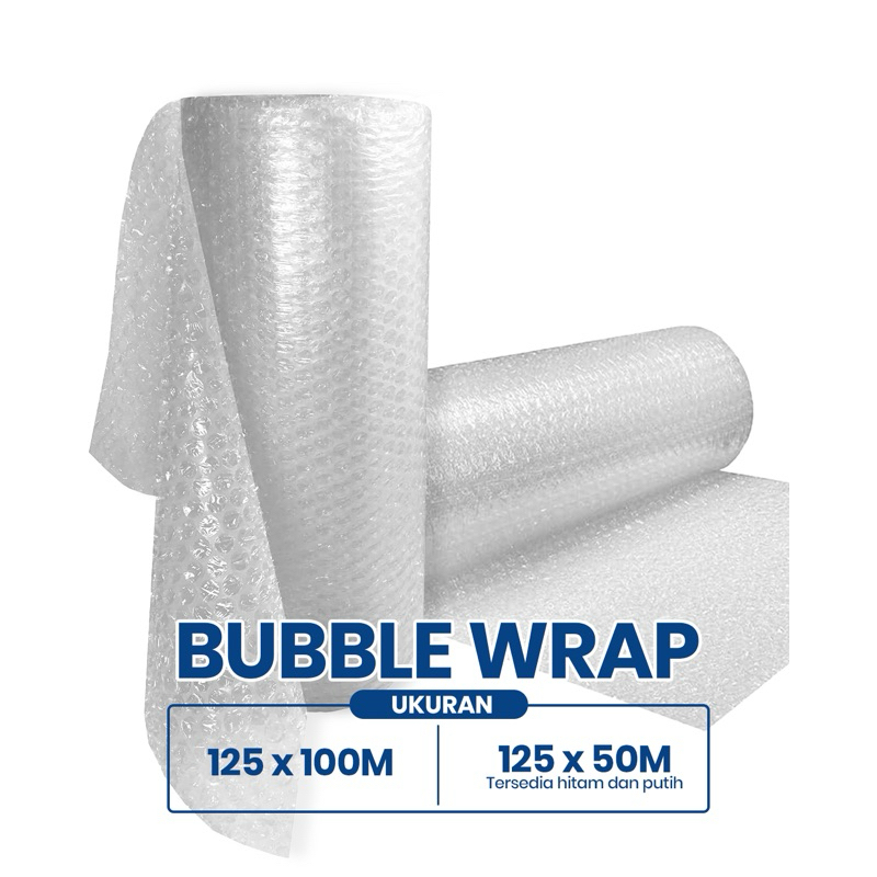 

Bubble Wrap Roll / Gulung, Tersedia Hitam dan Putih | Termurah dan Berkualitas