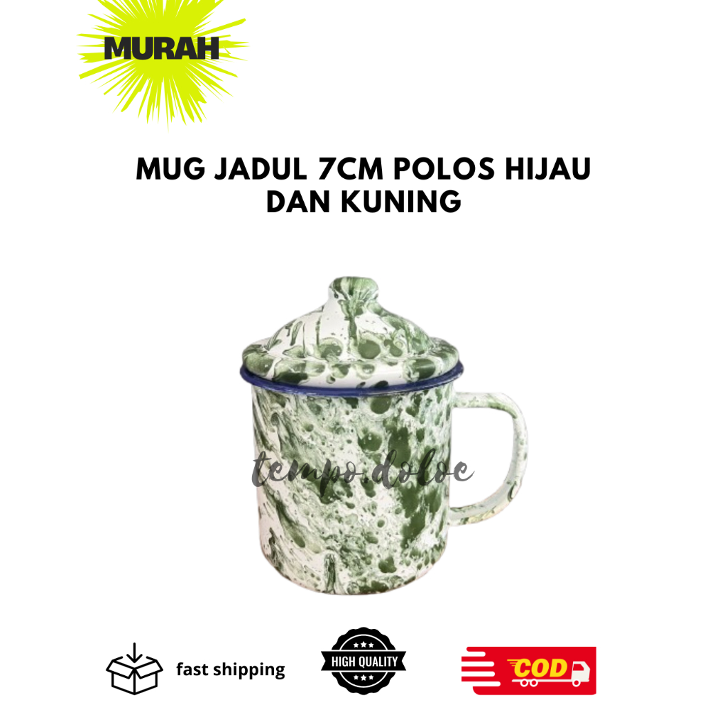 Enamel 8 cm Hijau Blirik