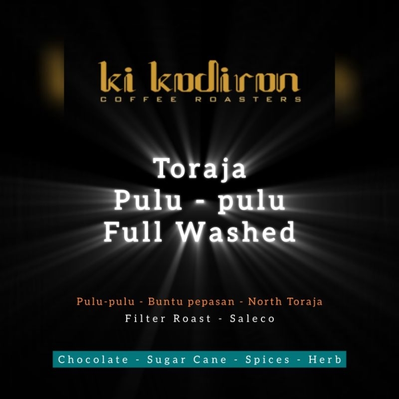 

Kopi Arabica Toraja Pulu-Pulu Full Washed 250 Gram