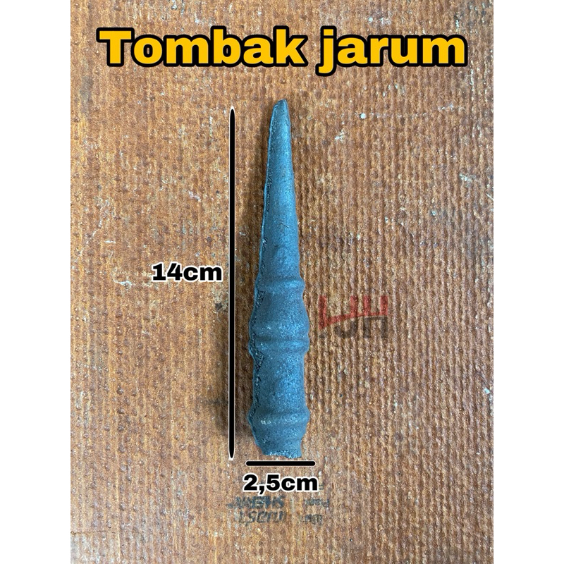 Ornamen tombak jarum pagar besi cor , ancuran