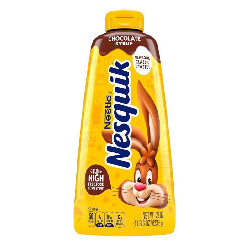 

nestle nesquick chocolate syrup 623 gr