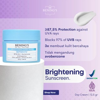 DAY  CREAM & NIGHT CREAM BENINGS SKINCARE DR OKY PRATAMA / BENING’S SKINCARE / BENINGS CLINIC SATUAN