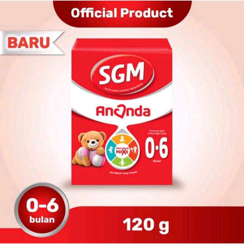SGM ANANDA USIA 0-6 BULAN I 6-12 BULAN 120 GRAM