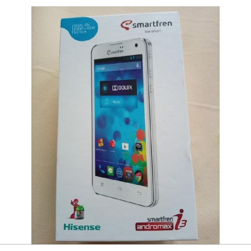 HP android smartfren andromax i3 fullset normal