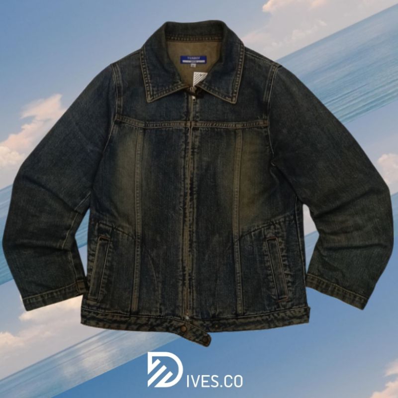 Jaket jeans pria Denim playboy original