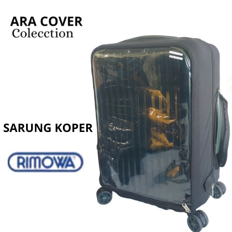Sarung Koper | Cover Koper | Luggage Cover | Pelindung Koper Buka Depan & Tengah Mika Tebal Transpar