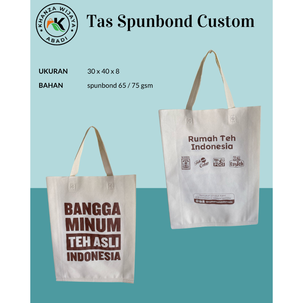 

Tas Sablon Souvenir / Tas spunbond custom / tas souvenir custom / tas hajat custom