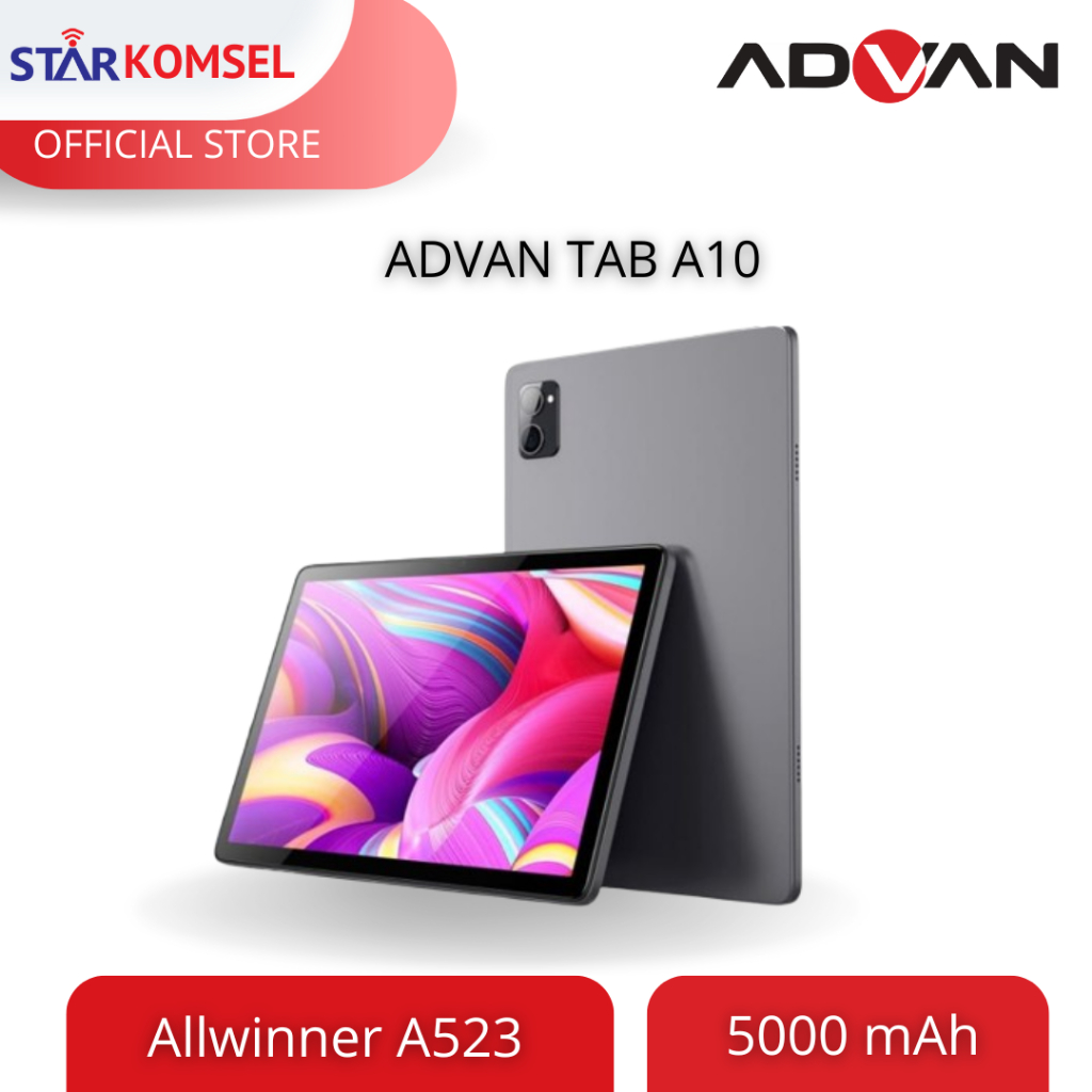 TABLET ADVAN TAB A10 4/64 GARANSI RESMI ADVAN INDONESIAN WIFI ONLY