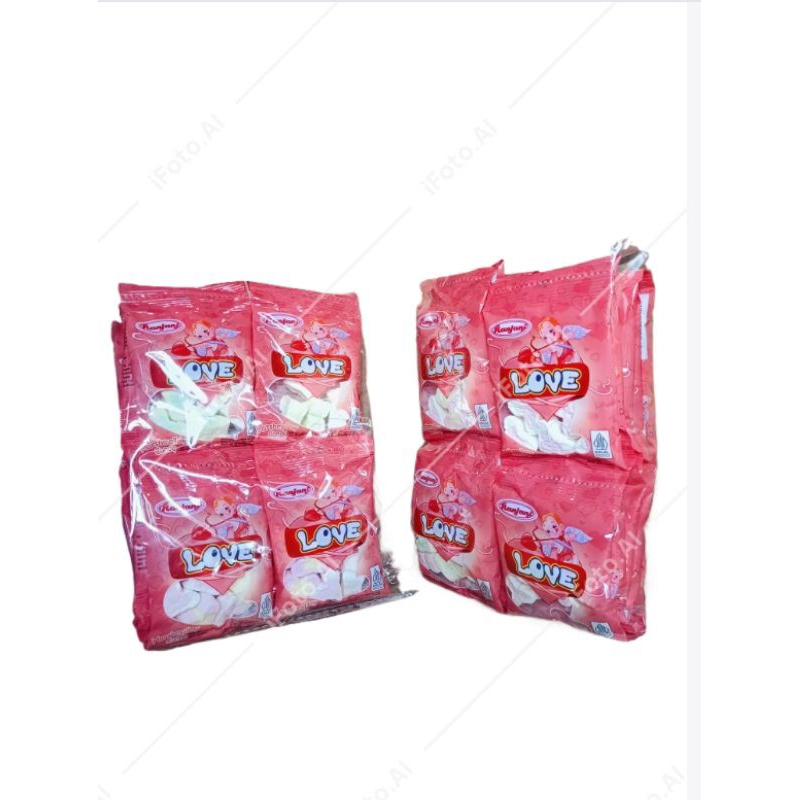

20 PCS MARSHMALLOW SWEAT HEART LOVE 5g