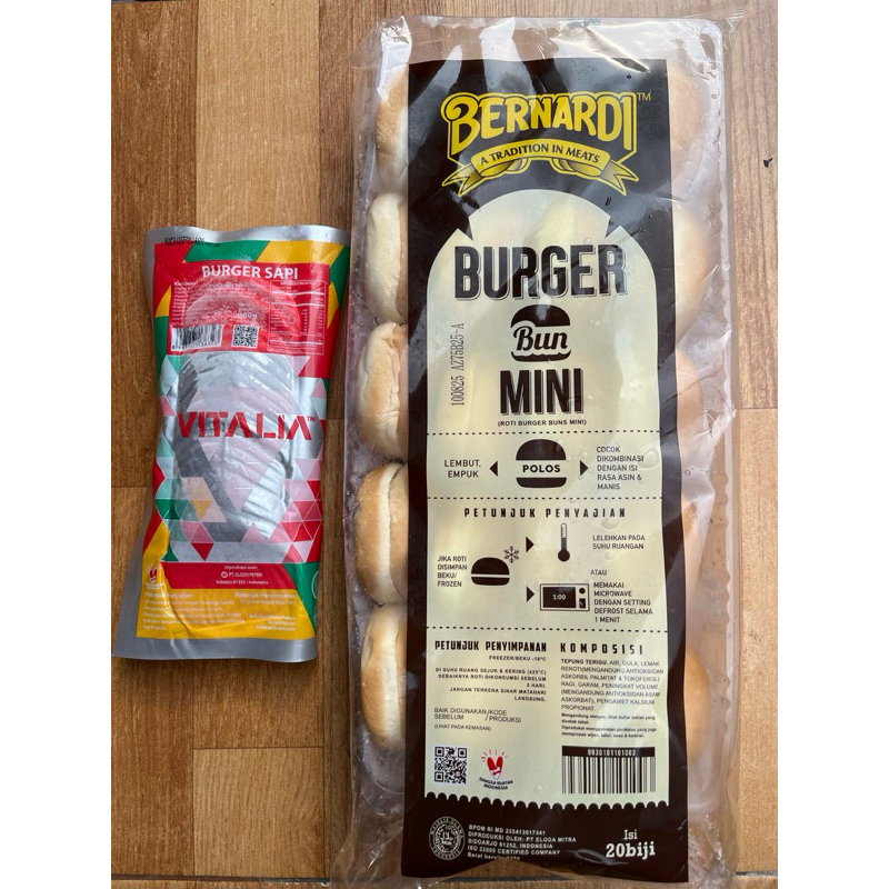 

Paket Burger Bernardi Mini isi 20 pcs