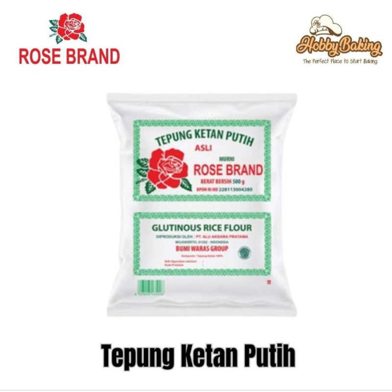 

Rose Brand Tepung Ketan Putih 500gr