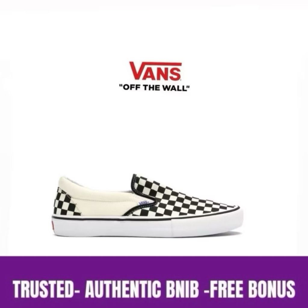 Vans Slip On Pro Checkerboard Original