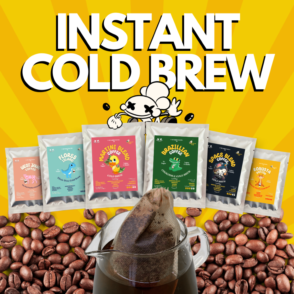 Instant Cold Brew Coffee By Black Potion Roaster Kopi Instant Filter