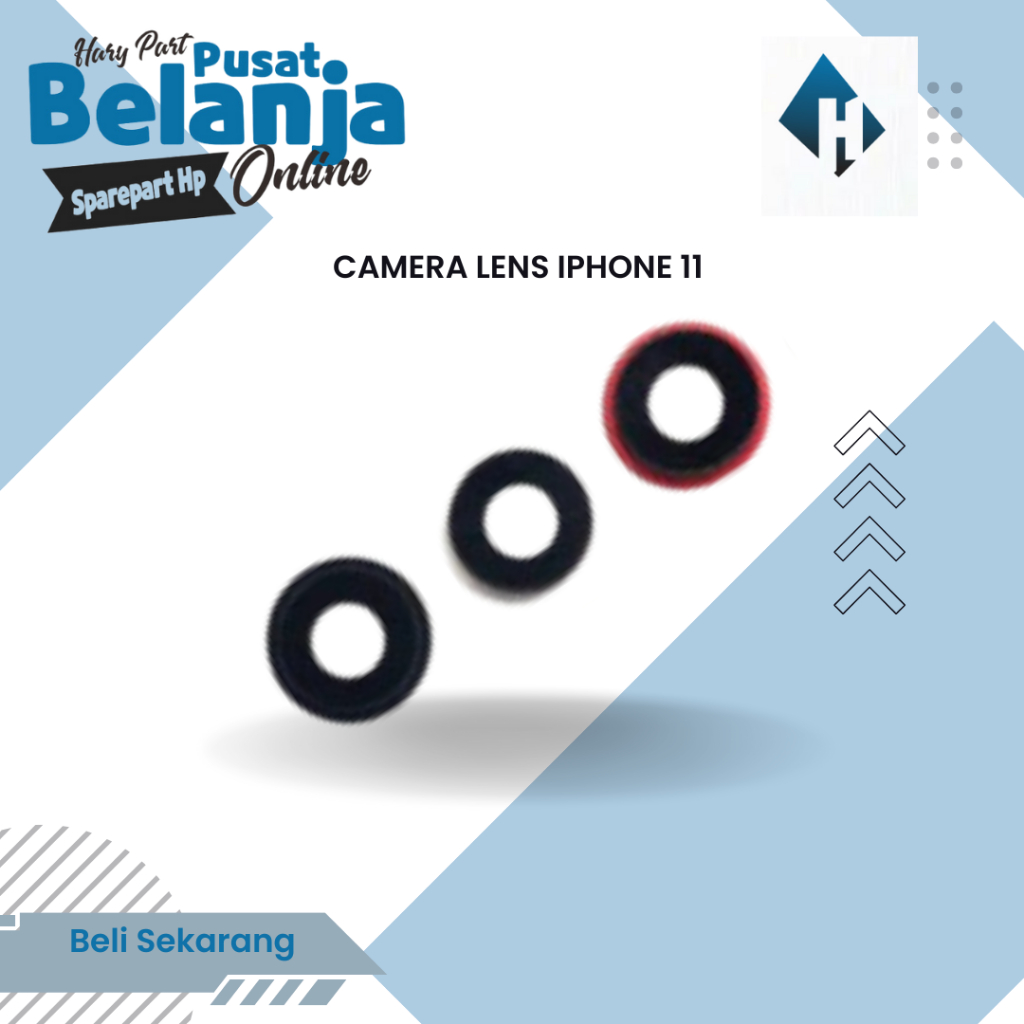 KACA KAMERA BELAKANG / LENSA KAMERA CAMERA LENS IPHONE 11