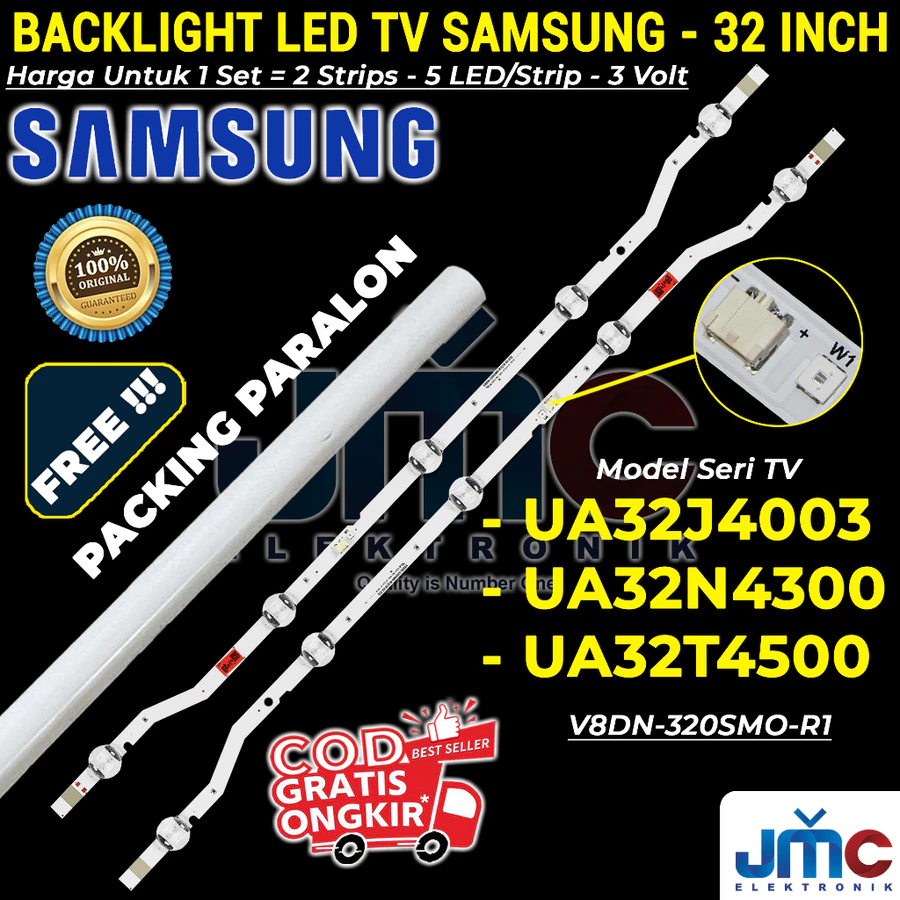 BACKLIGHT TV LED SAMSUNG 32 INCH UA32J4003 UA32N4300 UA32T4500 32J4003 32N4300 32T4500