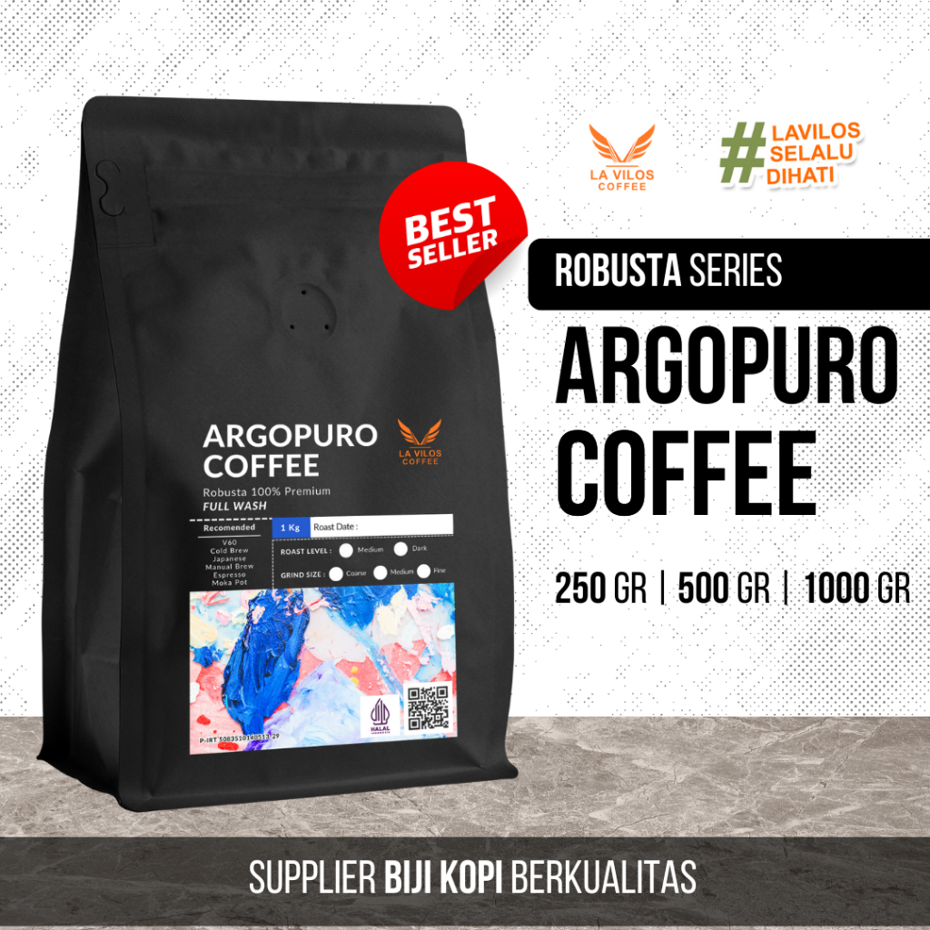 

LA VILOS Biji Kopi Robusta Argopuro