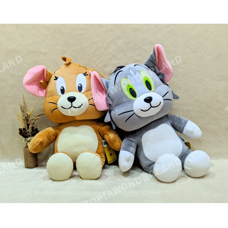 TTW Boneka Tom And Jerry Toys Doll Plush Tom Jerry Ukuran Jumbo