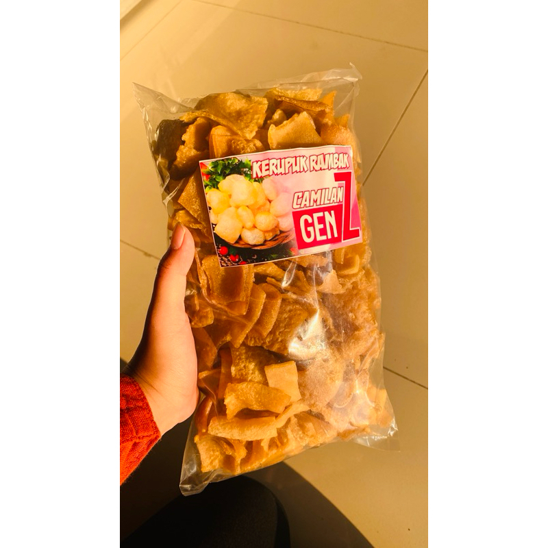

Kerupuk Rambak Camilan GEN Z ( dorodok ) Mentah
