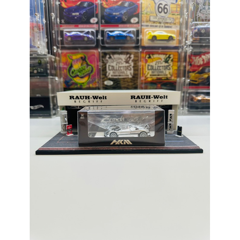 HKM Premium 1:64 Pagani Zonda 760 Roadster Silver