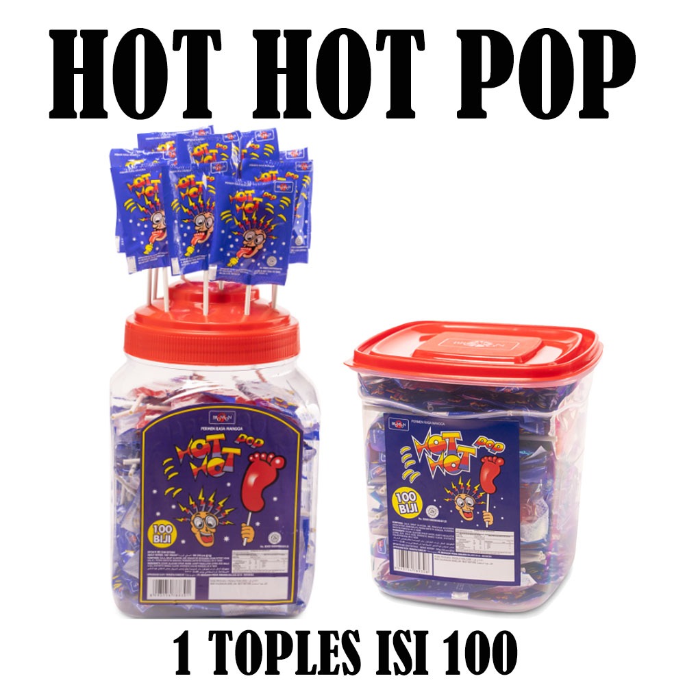 

PERMEN KAKI HOT HOT POP TOPLES ISI 100