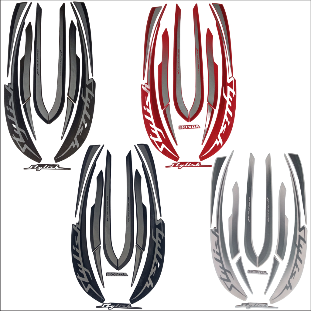 Stiker Striping Motor Scoopy Staylish 2019 Lis Les Body Scoopy Staytlish 2019 Terbaik
