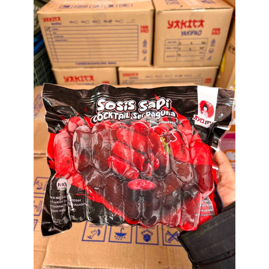 

Sosis Sapi Cocktail Serbaguna AYOMA 500GRAM