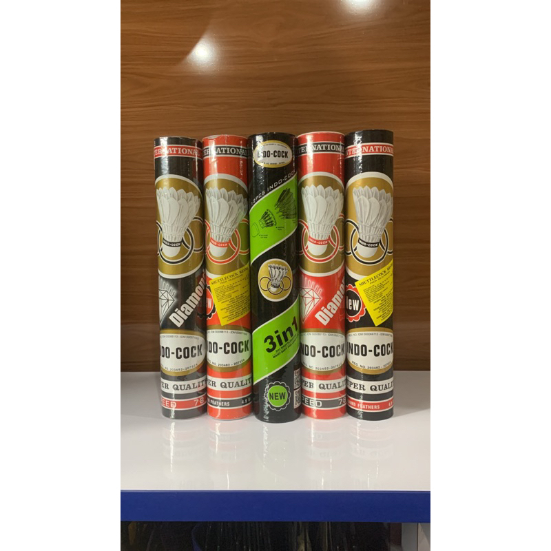 Shuttlecock Indocock New/Diamond Merah