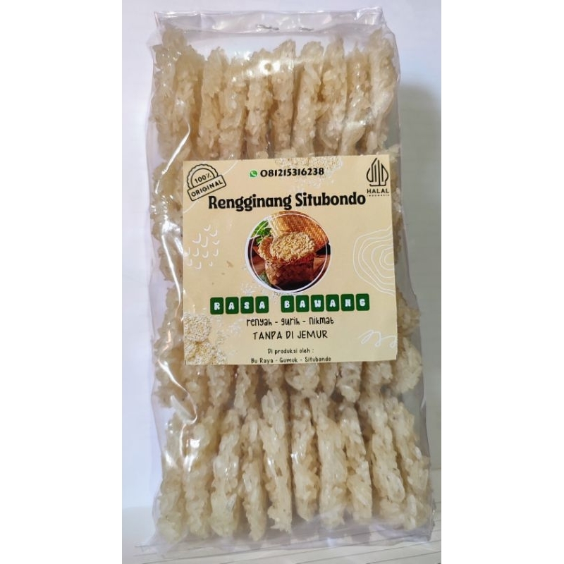 

Bu Raya Rengginang Situbondo Rasa Bawang 400gr