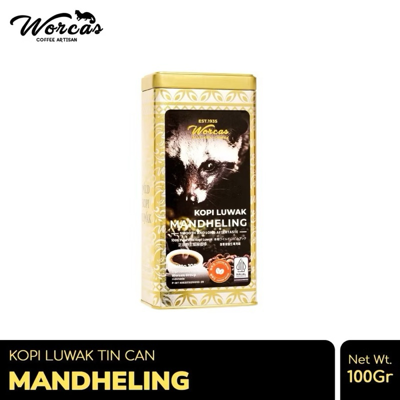 

Worcas Kopi Luwak Mandheling 100gr
