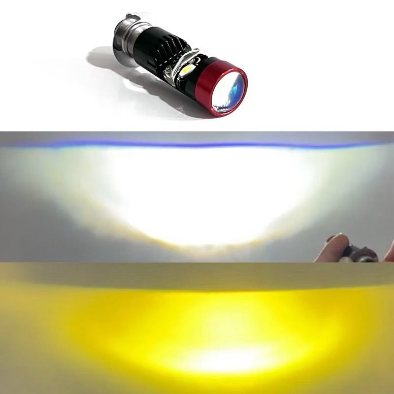 LAMPU DEPAN H6 LAMPU LASER LED BILED MINI MOTOR