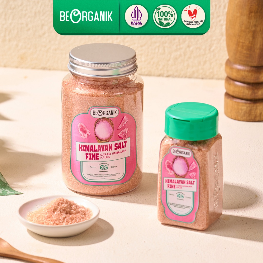 

Beorganik Himalayan Salt / Garam Himalaya Halus Pure 100%
