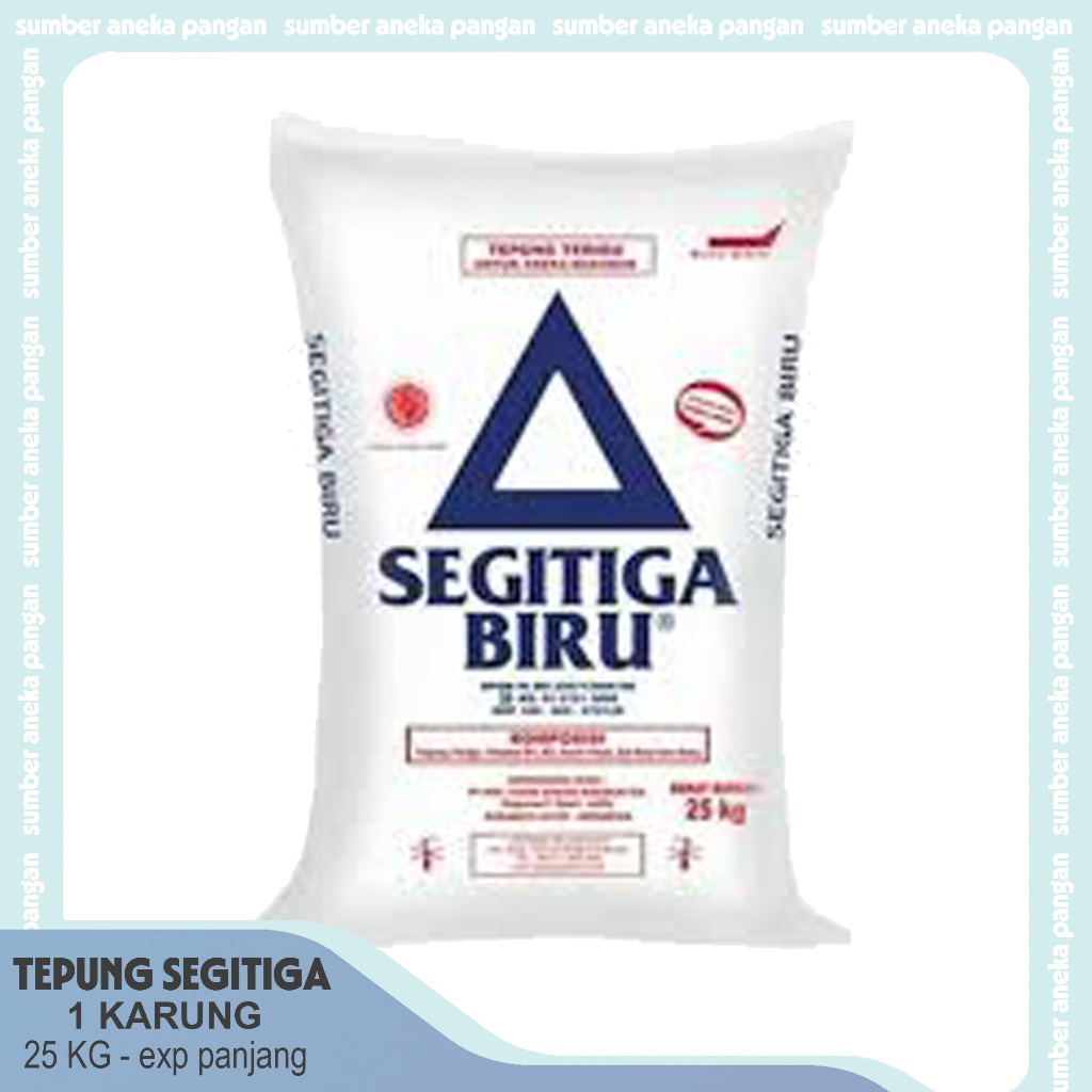 

Tepung Terigu Segitiga Biru ukuran 1karung 25kg
