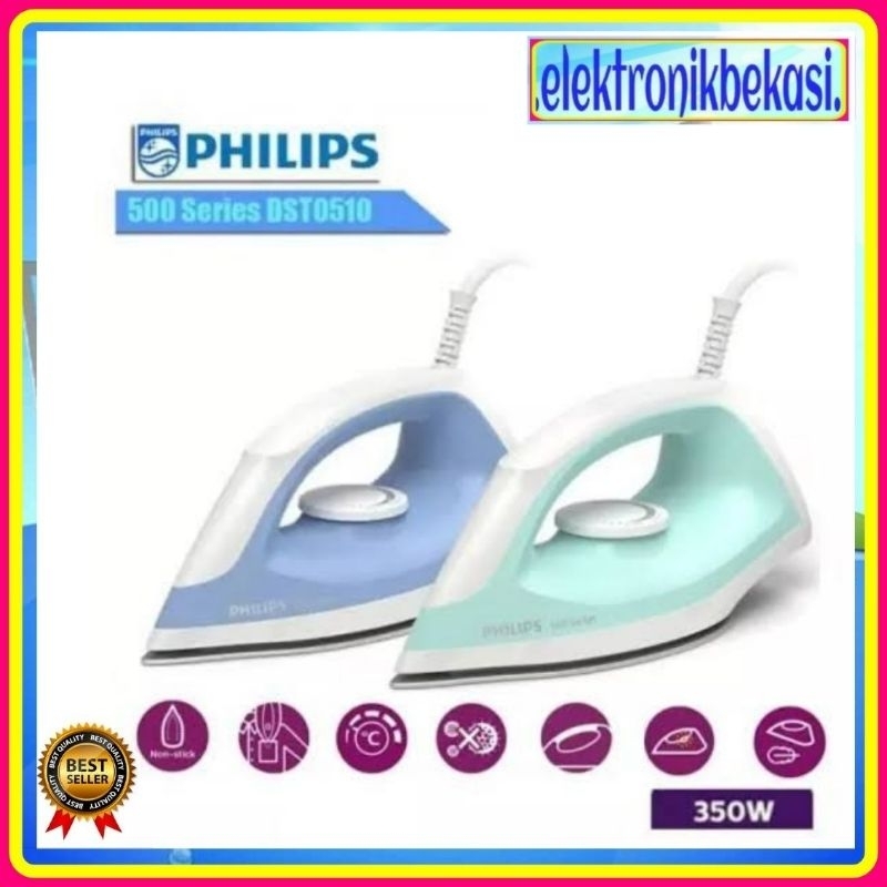 SETRIKA PHILIPS DST 0510 / SETRIKA PHILIPS 0510 / PHILIPS DRY ION DST 0510