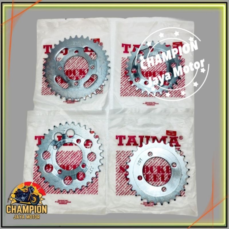 GIR GEAR BELAKANG TAJIMA 428 HONDA WIN GRAND PRIMA LEGENDA ASTREA SUPRA X LAMA UKURAN 28 29 30 31 32