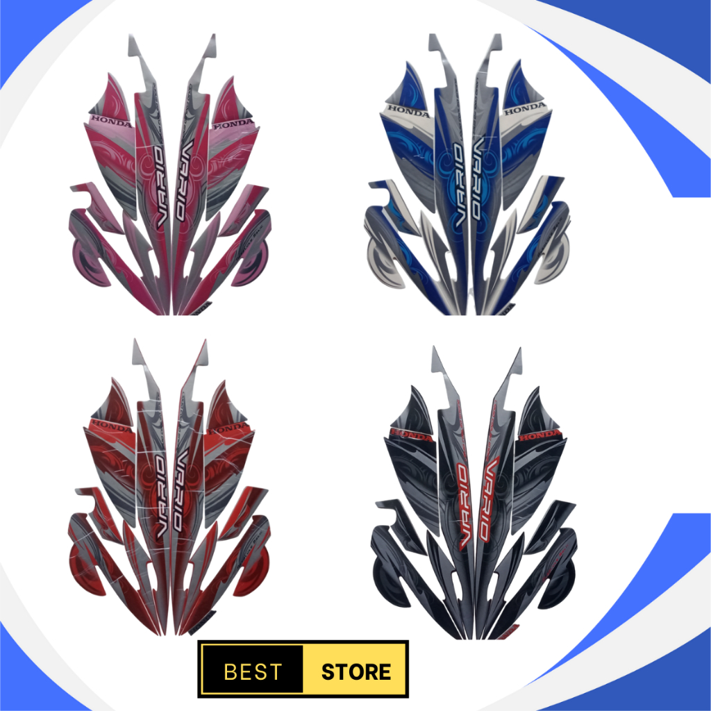 STIKER STRIPING HONDA VARIO CW 110 2010 FULL STIKER LIS BODY VARIO CW 110 TERBAIK