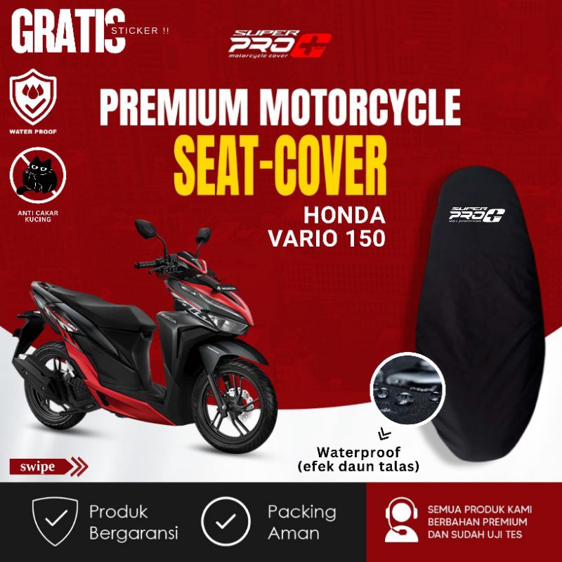 Cover jok motor Vario150 waterproof anti air Sarung jok anti cakar kucing Berbahan premium