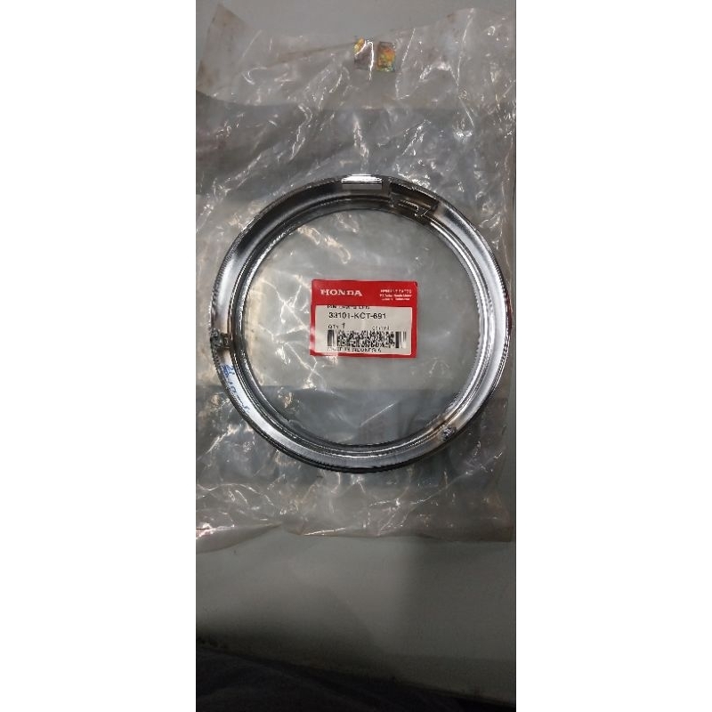 Rim lampu depan untuk motor Tiger 2000 old lampu stop 1 bohlam part number 33101KCT691