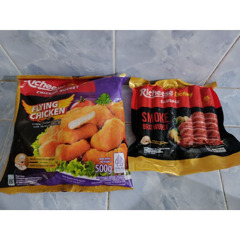 

NUGET / SOSIS MERK NABATI RICHEESE 500GR