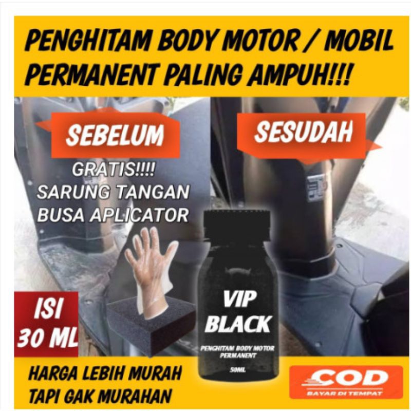 Penghitam Motor Permanent VIP BLACK