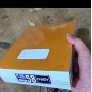 

buku tulis 58 lembar merek okey setara sidu