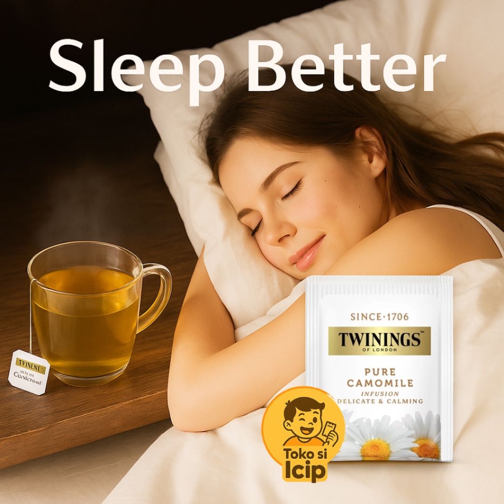 

[Sachet] Twinings Infusion Teh Celup Pure Camomile Caffeine Free 1gr BPOM