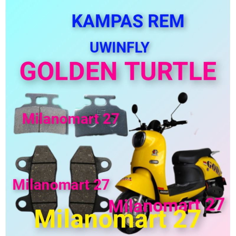 kampas rem uwinfly golden turtle kampas rem motor listrik UWINFLY GOLDEN TURTLE