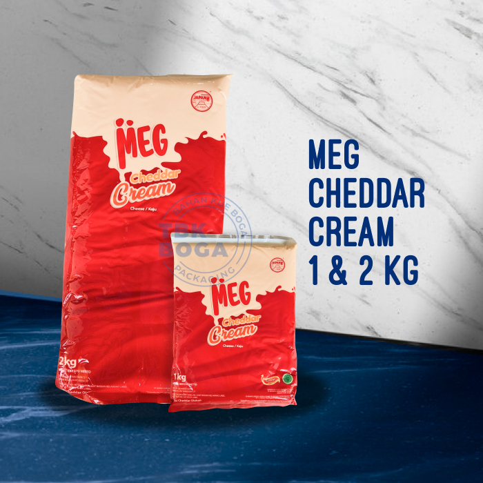 

Meg Cheddar Cream ( 1, 2 kg ) Keju Chedar Cheese Krim