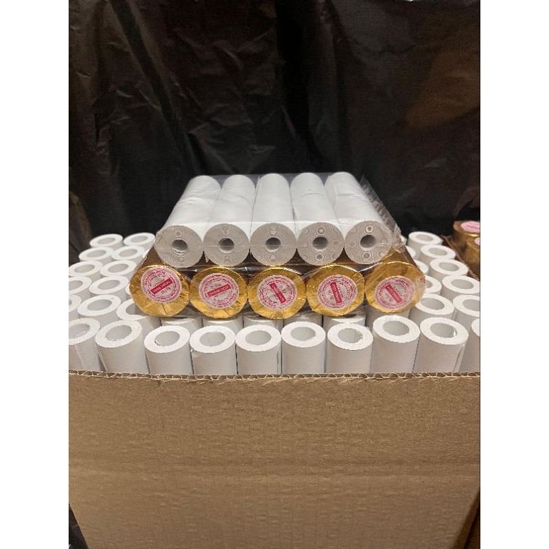 

Kertas kasir thermal Edc 57/58x30 paket 100 Pcs