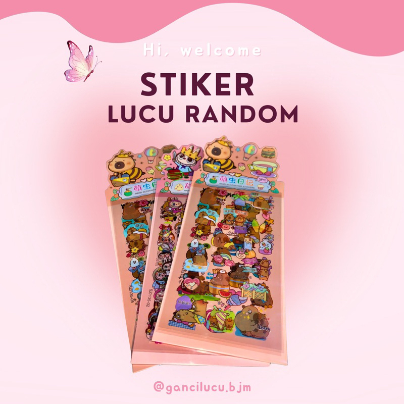 

Stiker Capybara/Labubu Stiker lucu COD TERMURAH_gancilucu.bjm