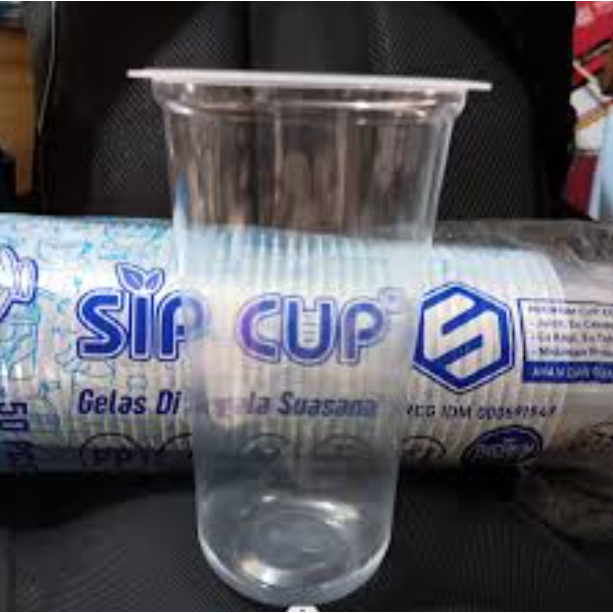 SIP cup PET 22 oz tanpa tutup/ cup pet 22 oz/ gelas plastik 22 oz/ gelas 22 oz/ sip 22 oz