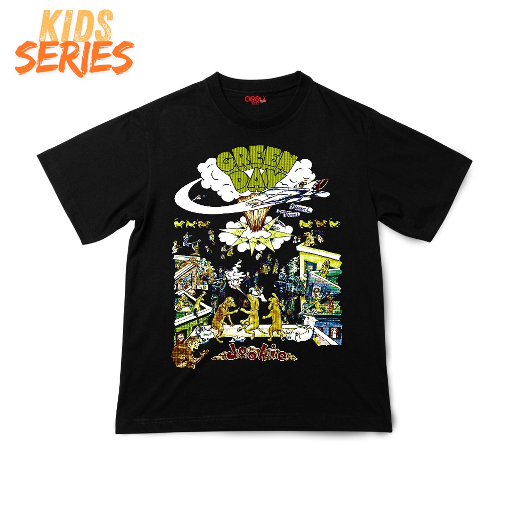 OSSU KIDS TSHIRT Greenday 1 - 8 YO | KAOS ANAK 1-8 Tahun
