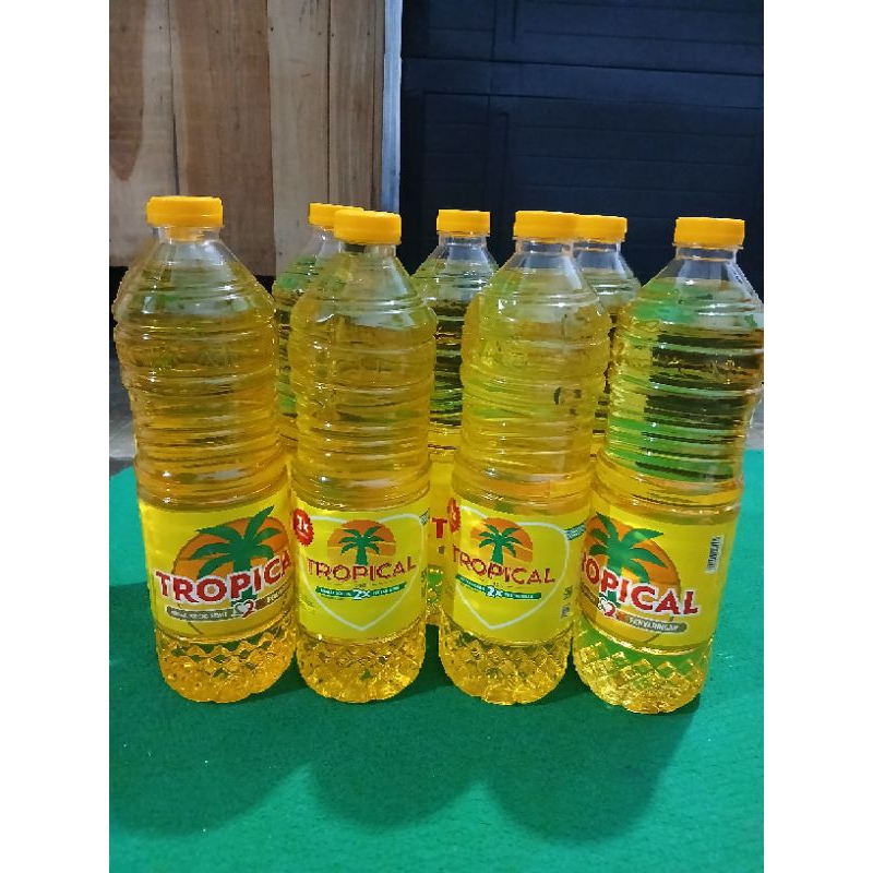 

Minyak goreng Tropical kemasan botol 1 liter