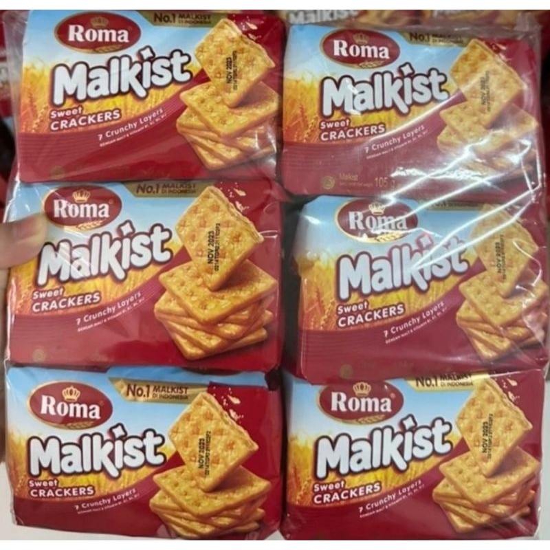 

Roma Malkist Sweet Crackers 105 Gr isi 6 Pcs
